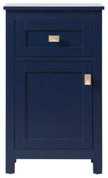 18" Wide Bathroom Storage Freedstanding Cabinet, Blue