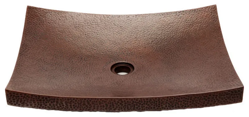 20" Rectangular Zen Vessel Bathroom Sink by SoLuna, Cafe Natural
