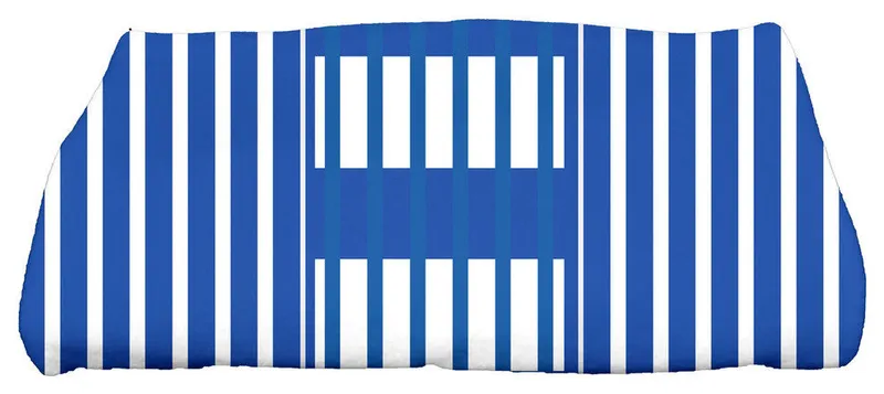 28 x 58-inch, Beach Blanket, Stripe Print Bath Towel, Blue