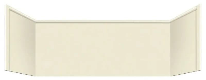 36"x60" Tub Wall Extension Panels, Biscuit