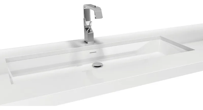 36x15 Cube Collection Vessel Sink, WETMAR BIO Matte White