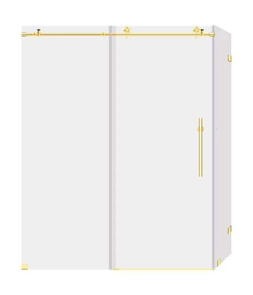 44-48x76x34.5" Sliding Shower Enclosure Ultra-C Gold