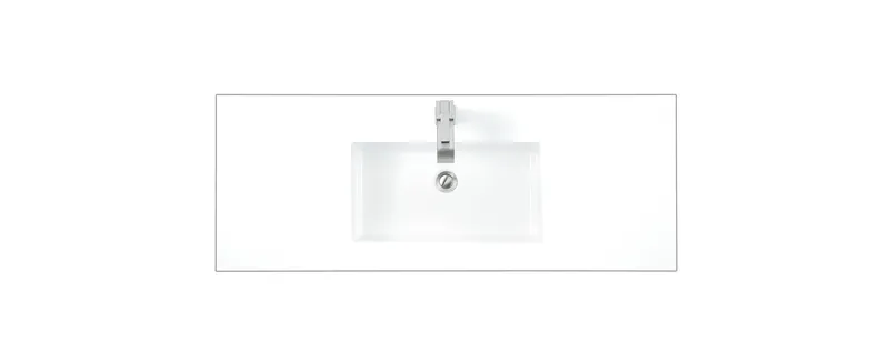 47.3" Single Sink Top, Glossy White
