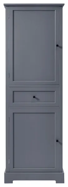 65" Wood 2-door Bath Cabinet, Adjustable Shelves