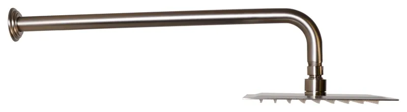 8" Square Shower Head With 19" Shower Arm, Satin Nickel