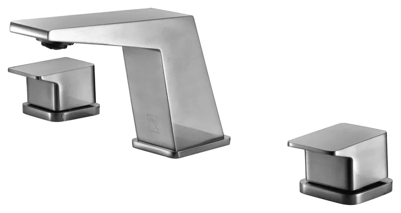 AB1471-BN Brushed Nickel Modern Widespread Bathroom Faucet