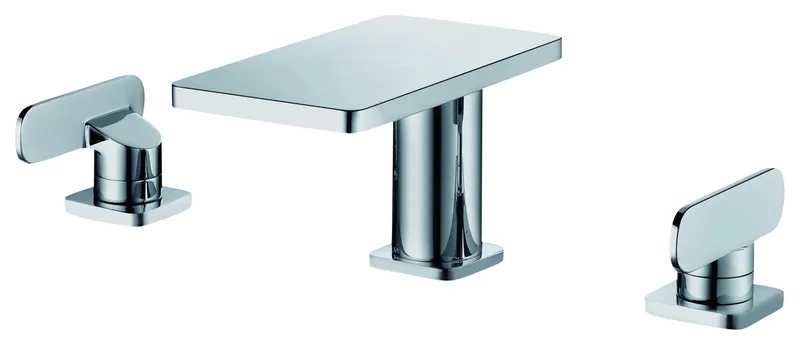 AB1884-PC Polished Chrome Two-Handle 8" Widespread Bathroom Faucet