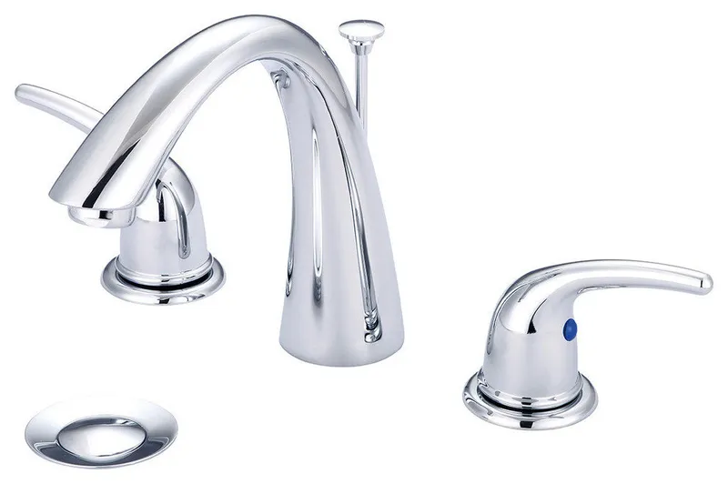 Accent Two Handle Widespread Bathroom Faucet, PVD Brushed Nickel