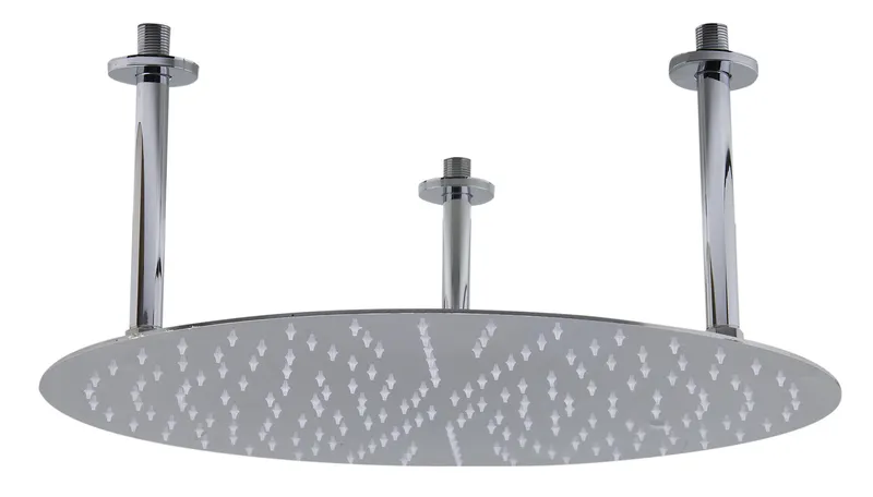 ALFI brand Round Stainless Steel Ultra Thin Rain Shower Head RAIN20R-PSS