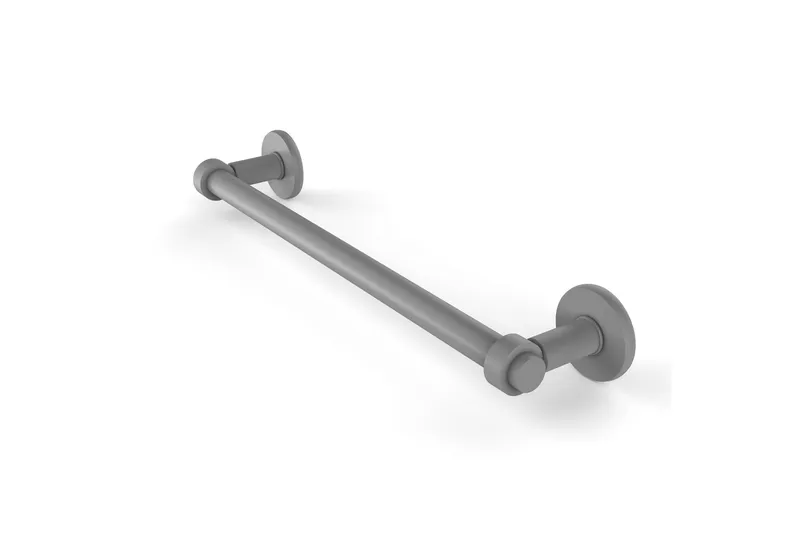 Allied Brass Continental 24" Towel Bar, Matte Gray