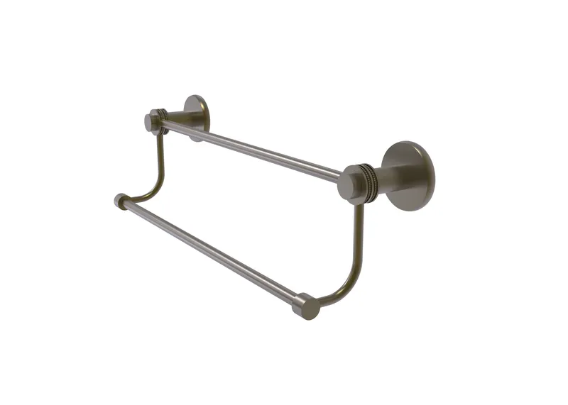 Allied Brass Mercury Collection 36"Double Towel Bar With Dotted Accents