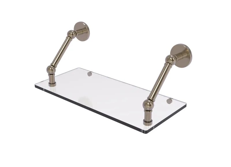 Allied Brass Prestige Skyline Collection 18"Floating Glass Shelf