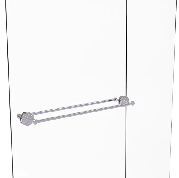 Allied Brass Que New Collection 30"Back to Back Shower Door Towel Bar