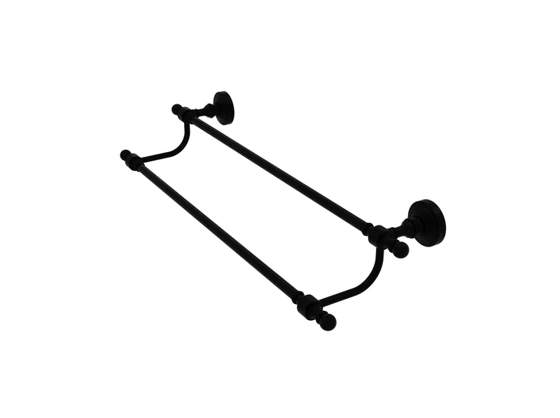 Allied Brass Retro Wave Collection 18"Double Towel Bar
