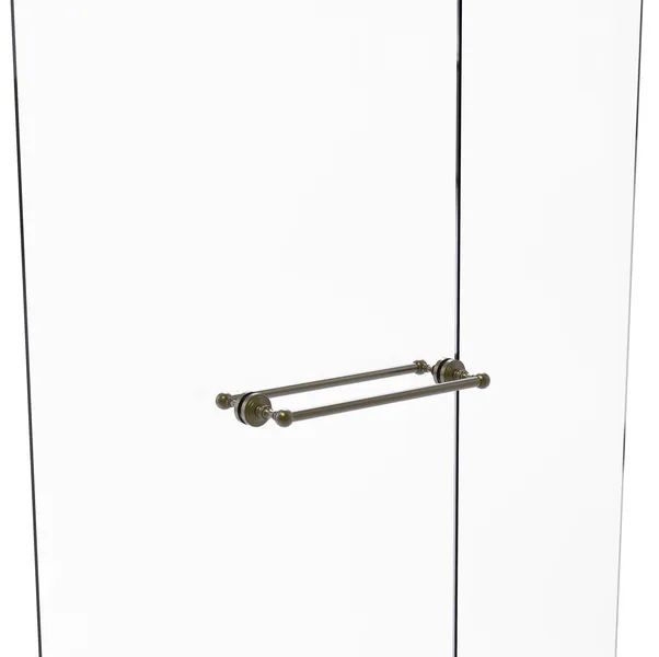 Allied Brass Waverly Place Collection 18"Back to Back Shower Door Towel Bar