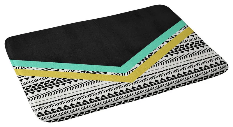 Allyson Johnson Mixed Aztec 1 Memory Foam Bath Mat