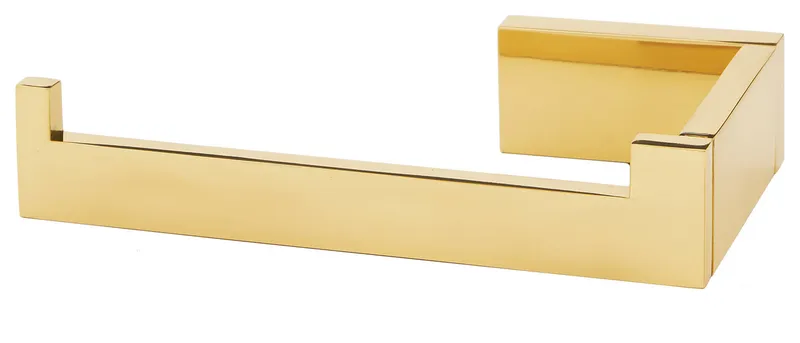 Alno A6466L Linear 6"W Solid Brass Euro Modern Left Hand Slide - Polished Brass