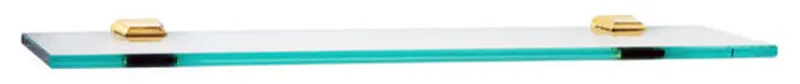 Alno A7950-24 Geometric 24"W Rectangular Glass Bathroom Shelf - Unlacquered