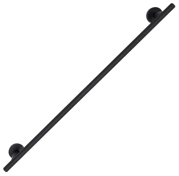 Alno A9420-24-TOWEL-KNURLED Vita Bella Modern 24" Center to - Matte Black
