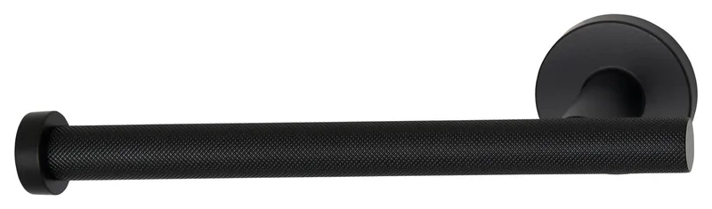 Alno A9466L-KNURLED Vita Bella Modern Diamond Knurled Bar Left - Matte Black