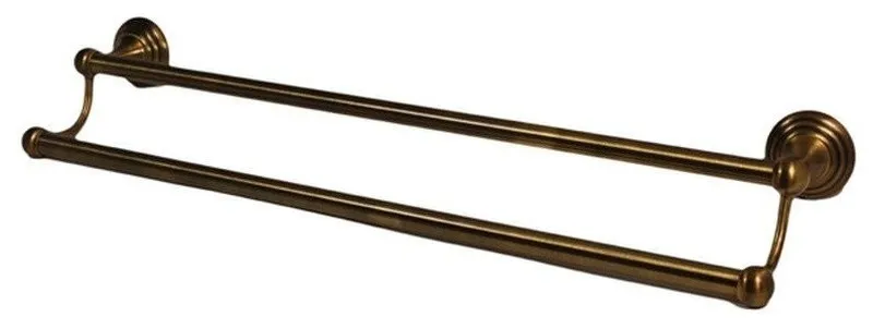 Alno Double Towel Bar in Antique English