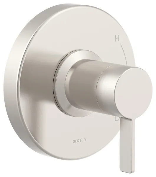 Amalfi Single Handle Pressure Balance Trim Kit for Valve Only, Brushed Nickel
