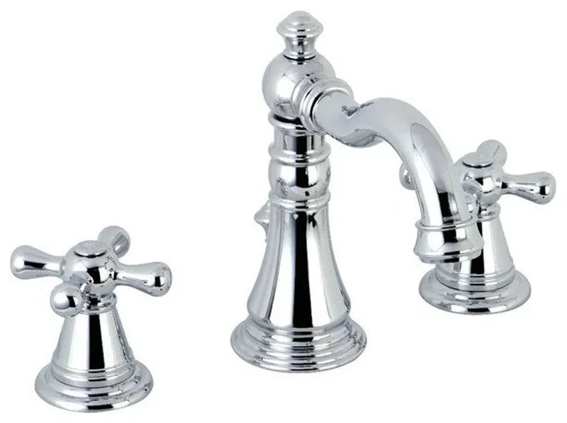 American Classic Widespread Bathroom Faucet with Vintage Arc and Cross Handles