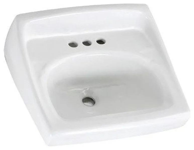 American Standard 0356.915 Lucerne 20-1/2" Wall Mounted Porcelain - White