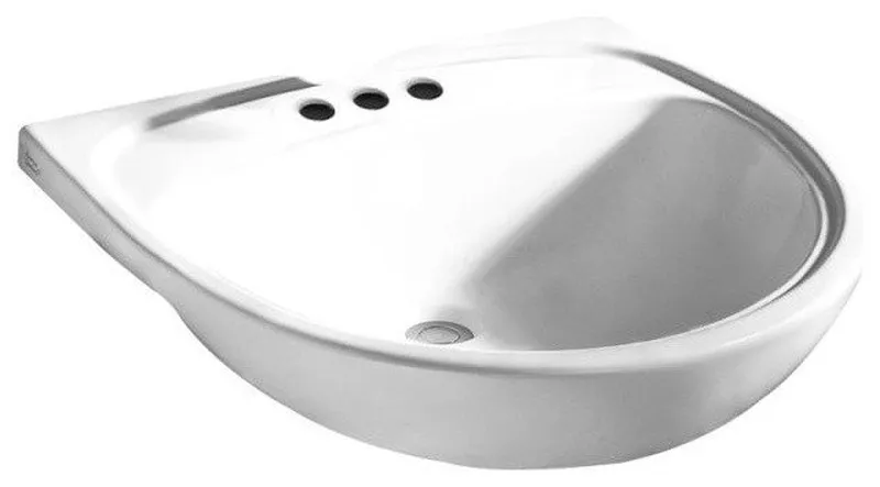 American Standard 9960.904 Mezzo 19"W Drop In Bathroom Sink - White