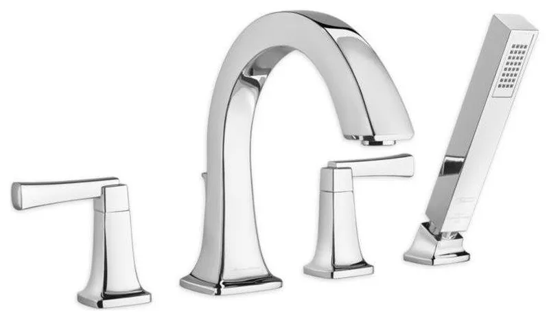 American Standard Deck-Mount Bathtub Faucet in Polished Chrome, 7353901.002