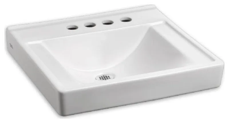 American Standard Wall-Hung Bathroom Sink in White, 9024921EC.020