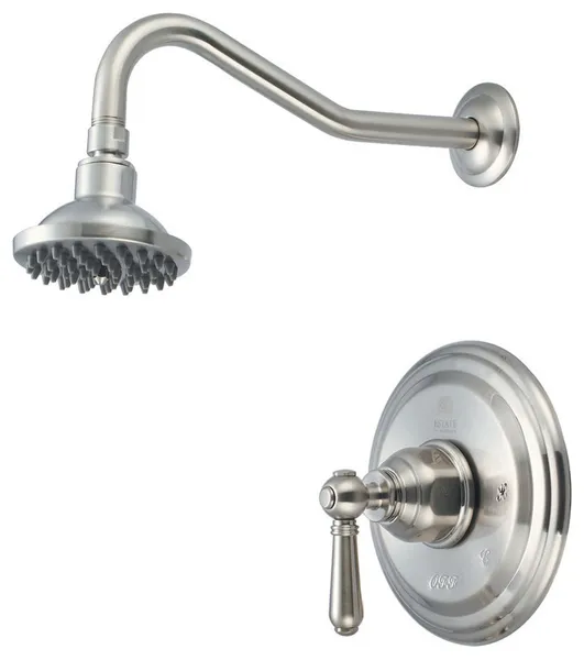 Americana Single Handle Shower Trim Set, PVD Brushed Nickel