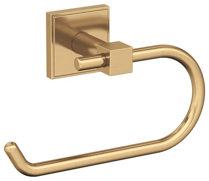 Amerock Appoint Traditional Single Post Toilet Paper Holder, Champagne Bronze