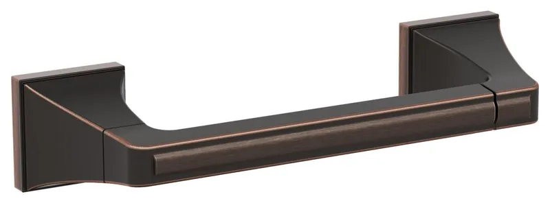 Amerock Mulholland Traditional Pivoting Double Post Toilet Paper Holder, Oil Rub