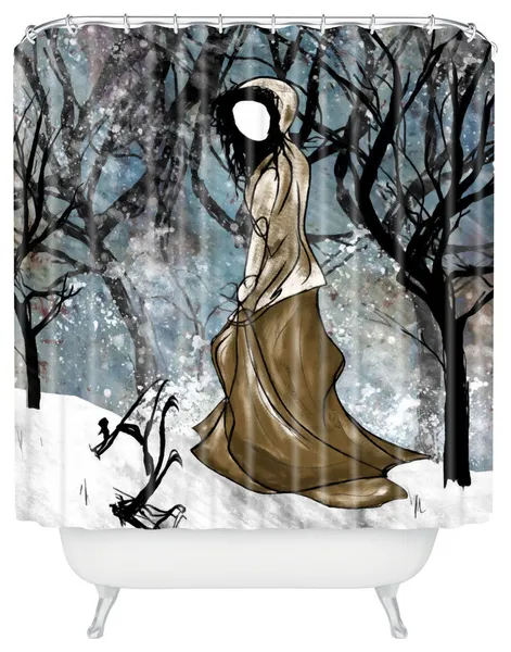 Amy Smith Winter 1 Shower Curtain