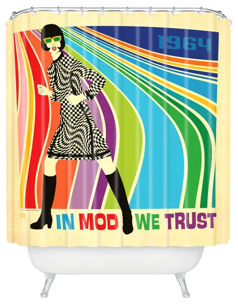 Anderson Design Group Go Go Dancer Shower Curtain