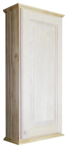 Angela On the Wall   Cabinet 43.5h x 15.5w x 5.25d, Unfinished