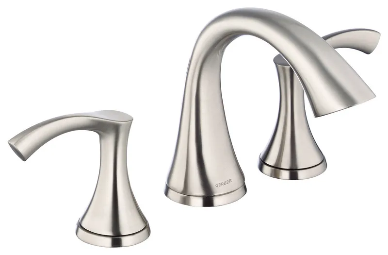 Antioch Two Handle Widespread Lavatory Faucet Brushed Nickel