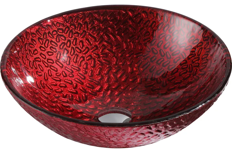 ANZZI Hollywood Series Deco-Glass Bathroom Vessel Sink