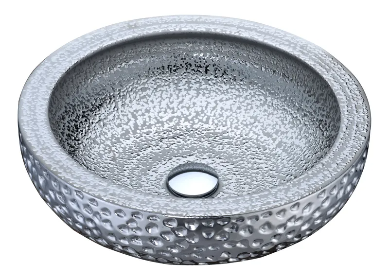 ANZZI Levi Series Tempered Glass Bathroom Vessel Sink