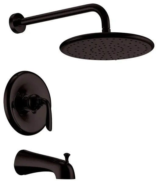 ANZZI Meno Series Single-Handle 1-Spray Tub and Shower Faucet, Oil Rubbed Bronze