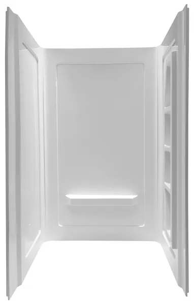 ANZZI Rose 48"x36"x74" DIY Friendly Alcove Shower Surround, White