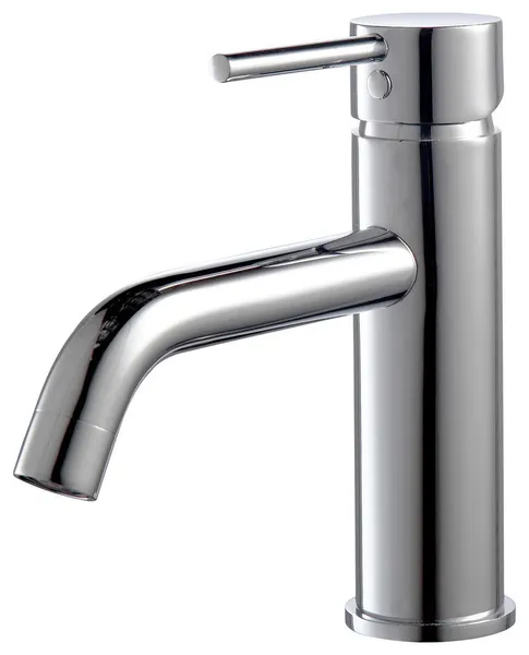 Aqua Rondo Single Hole Mount Bathroom Vanity Faucet - Chrome