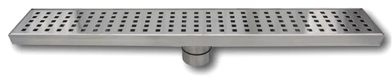 Aquamoon linear 32" Shower Drain, Brushed Stainless Steel