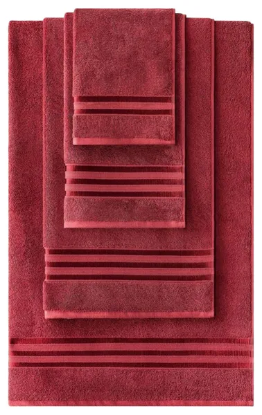 Arcadia Hand Towel Bordeaux Guest Towel