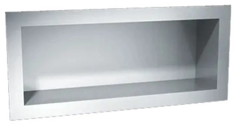 ASI 0412 Recessed Wall Shelf - Satin Stainless Steel