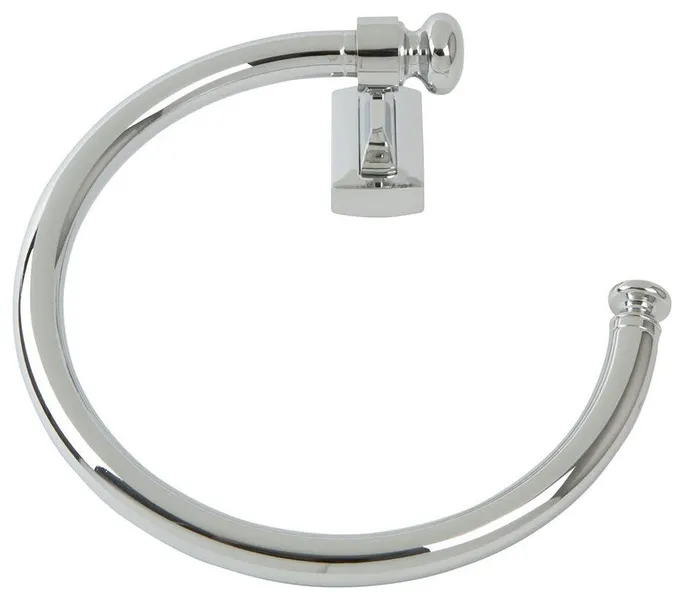 Atlas Homewares LGTR 8"W Towel Ring - Polished Chrome