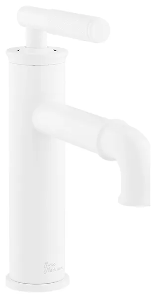 Avallon Single Hole, Single-Handle Sleek, Bathroom Faucet in Matte White