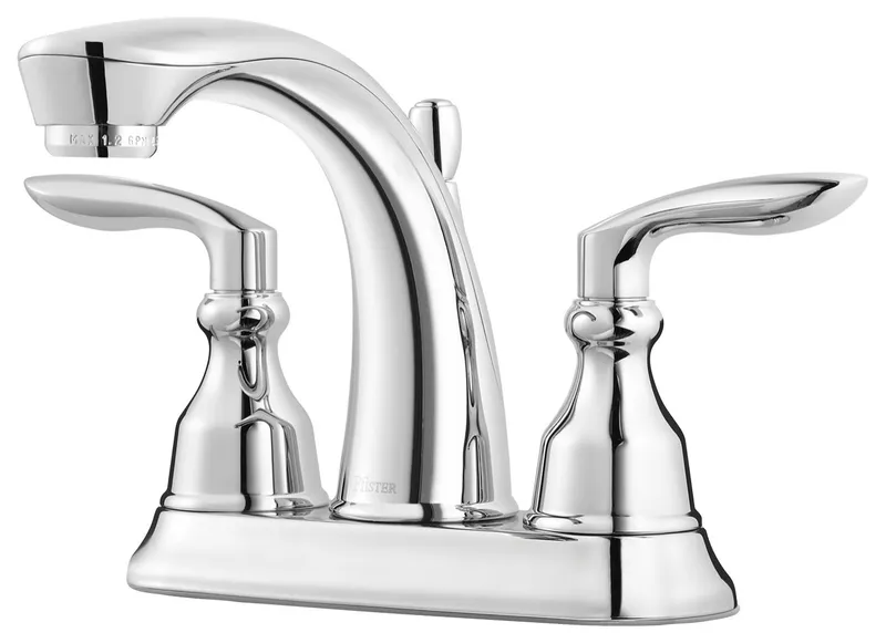 Avalon 2-Handle 4" Centerset Bathroom Faucet, Polished Chrome