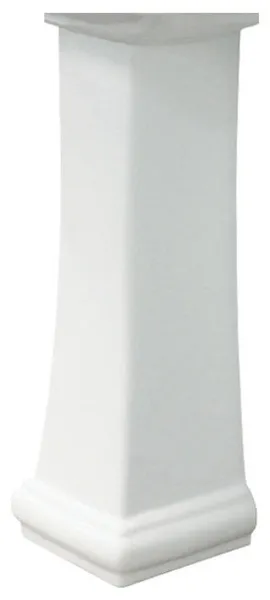 Avalon Vitreous China Pedestal Leg Only, White